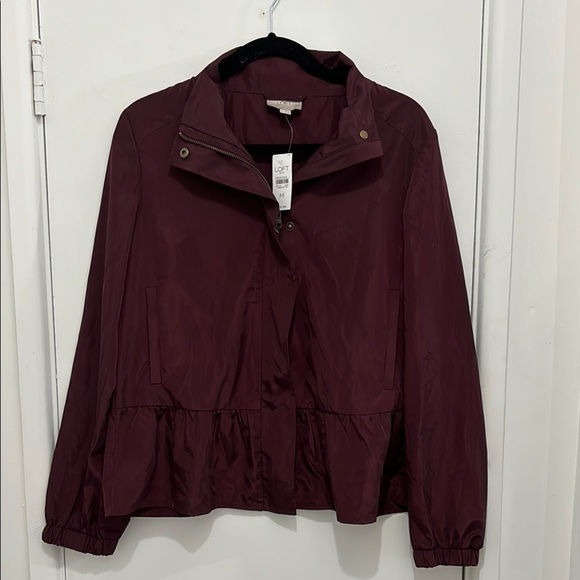 Loft Burgundy Jacket - Picture 1 of 3